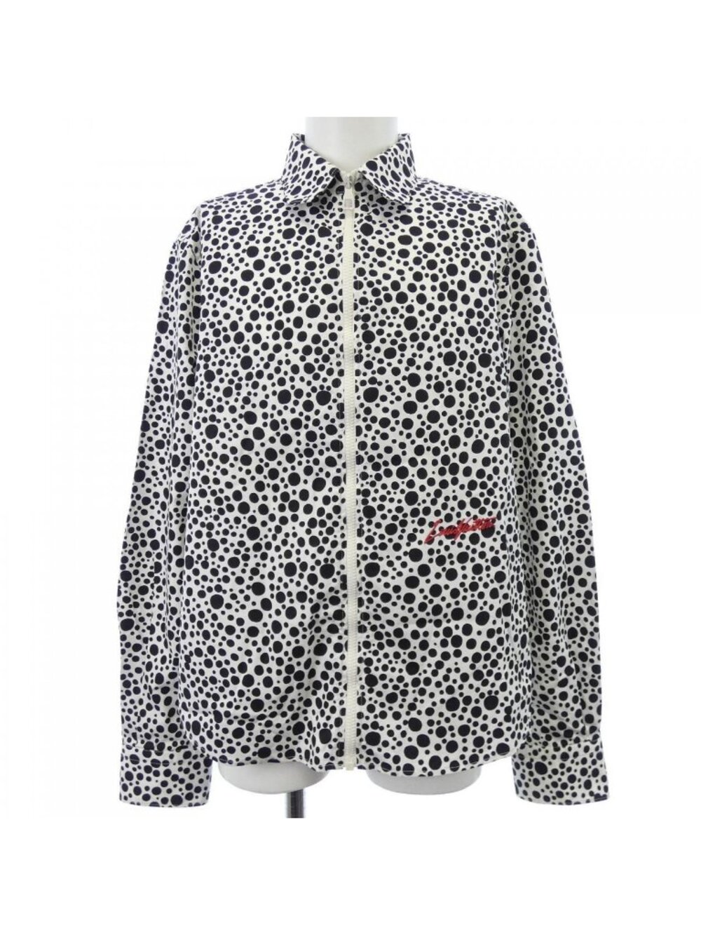 Louis Vuitton LV YK Infinity Dot Printed Zipped Shirt Yayoi Kusama Jacket
